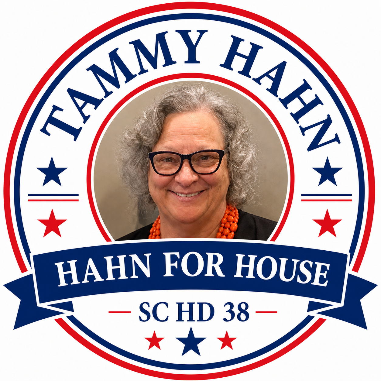 Tammy Hahn Hahn for House SC HD 38 campaign logo